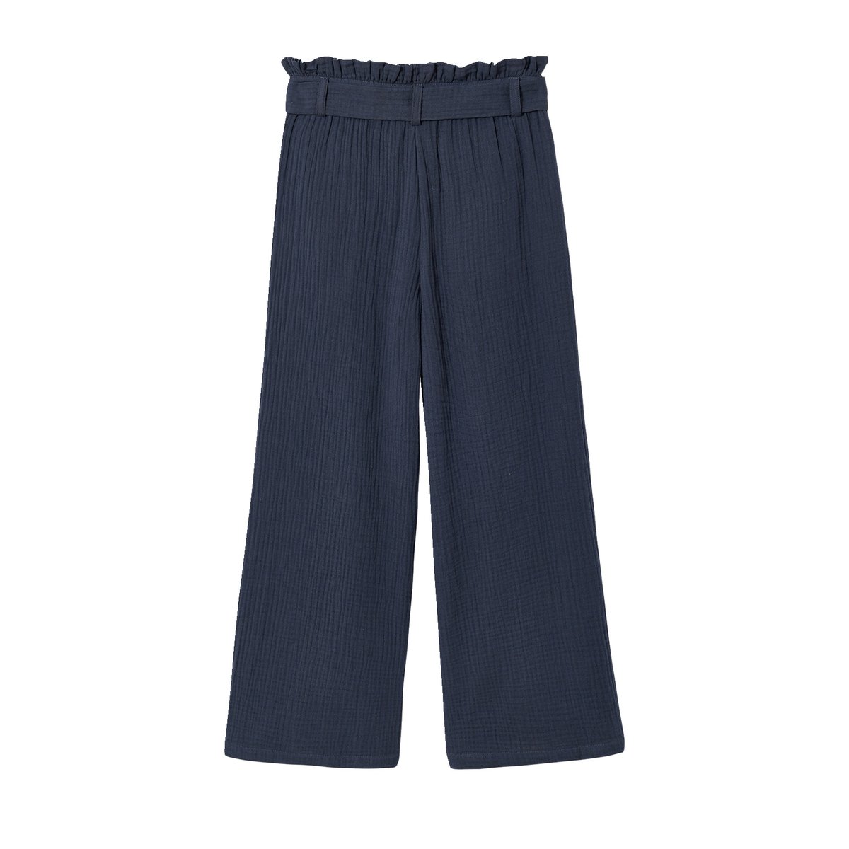 Pantalon en gaze de coton Jonen encre, JONEN