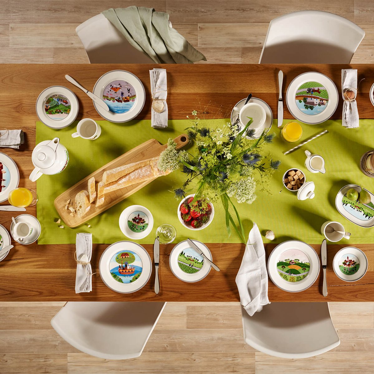 Assiette À Dessert, Paysan DESIGN NAIF multicolore, VILLEROY & BOCH