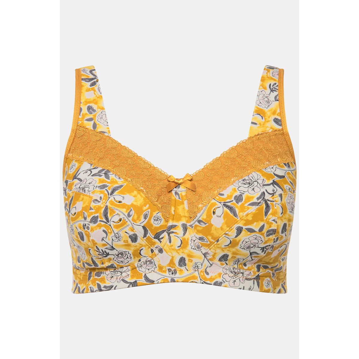 Soutien-gorge de maintien, sans armatures jaune moutarde, ULLA POPKEN