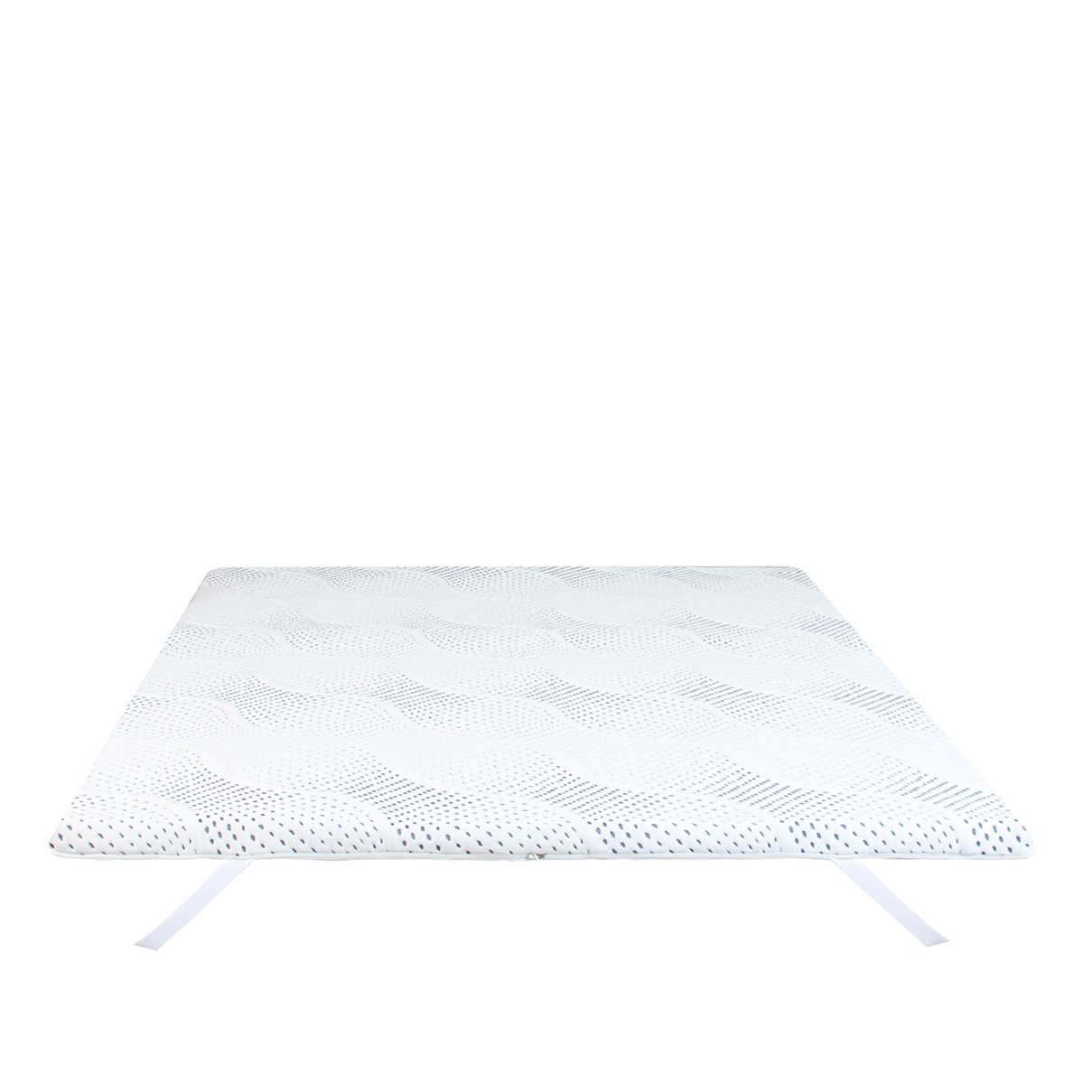 Surmatelas Viscotouch - Mémoire de forme + gel thermorégulant - Fabriqué en France - 5 cm d'épaisseur blanc, BELLECOUR