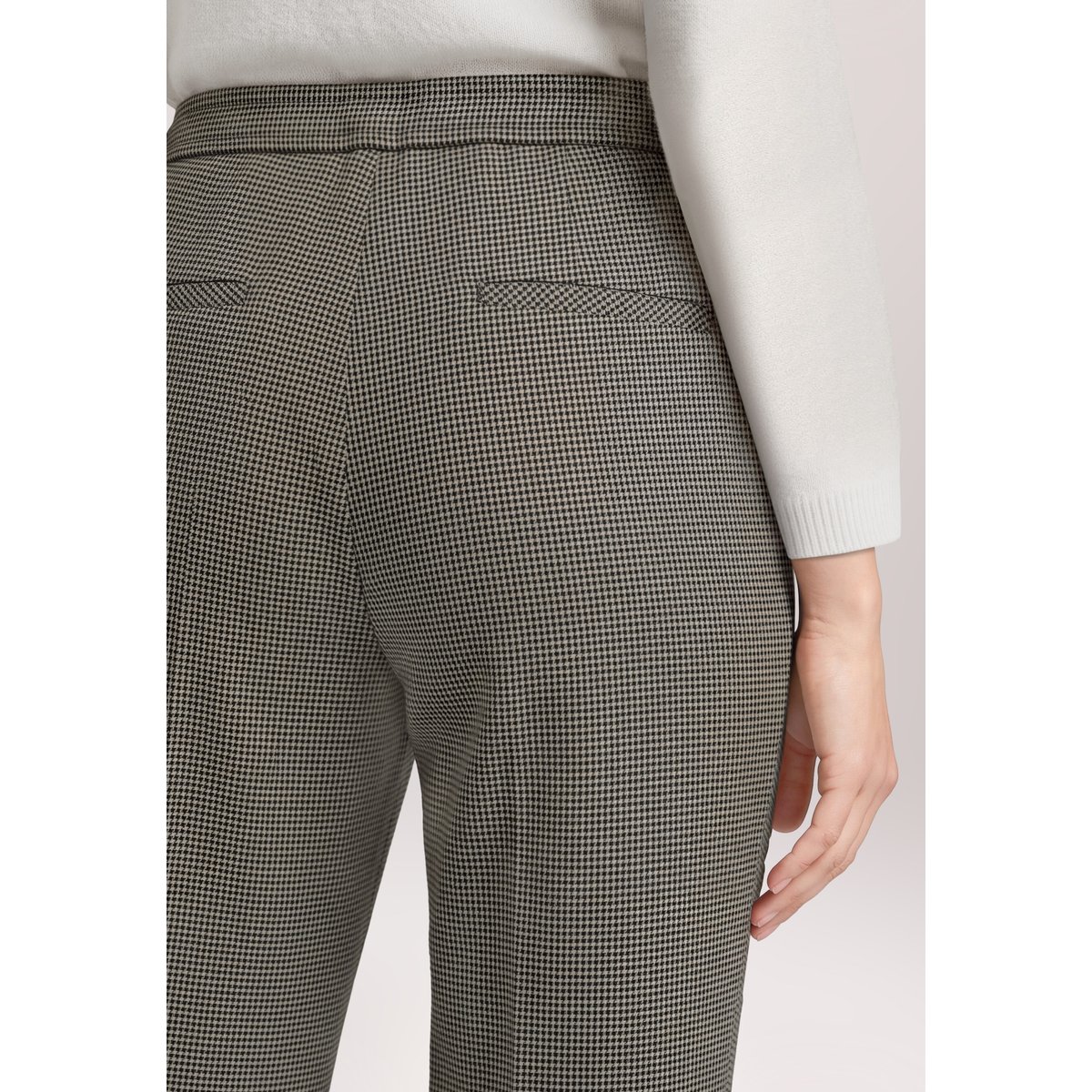Pantalon à enfiler à motifs nature/black, BETTY & CO
