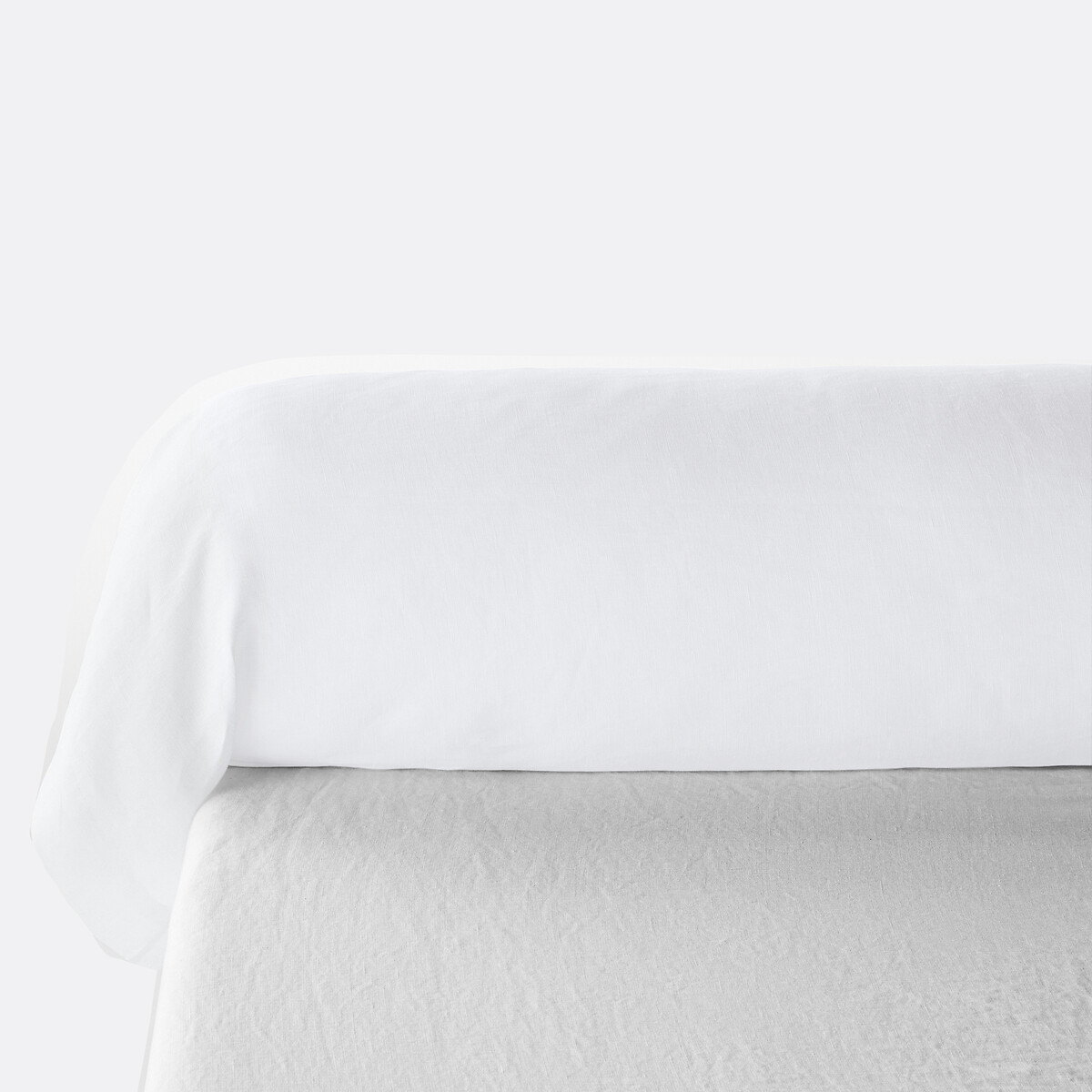 Linot Washed Linen Pillowcase white, LA REDOUTE INTERIEURS