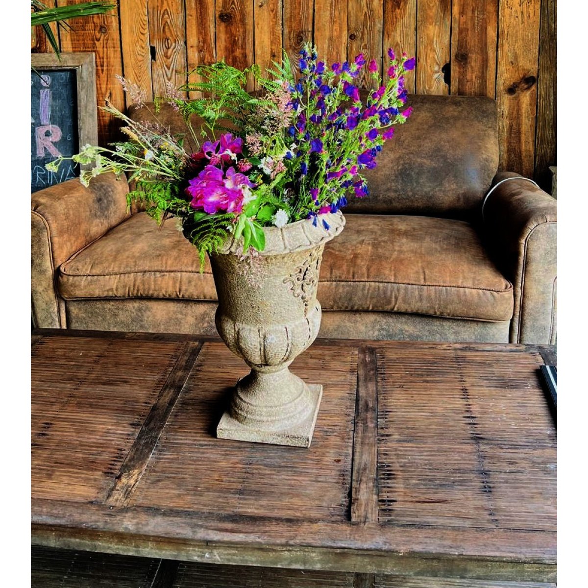 Vase décoratif en magnésie - VICTORIA beige, MATHI DESIGN