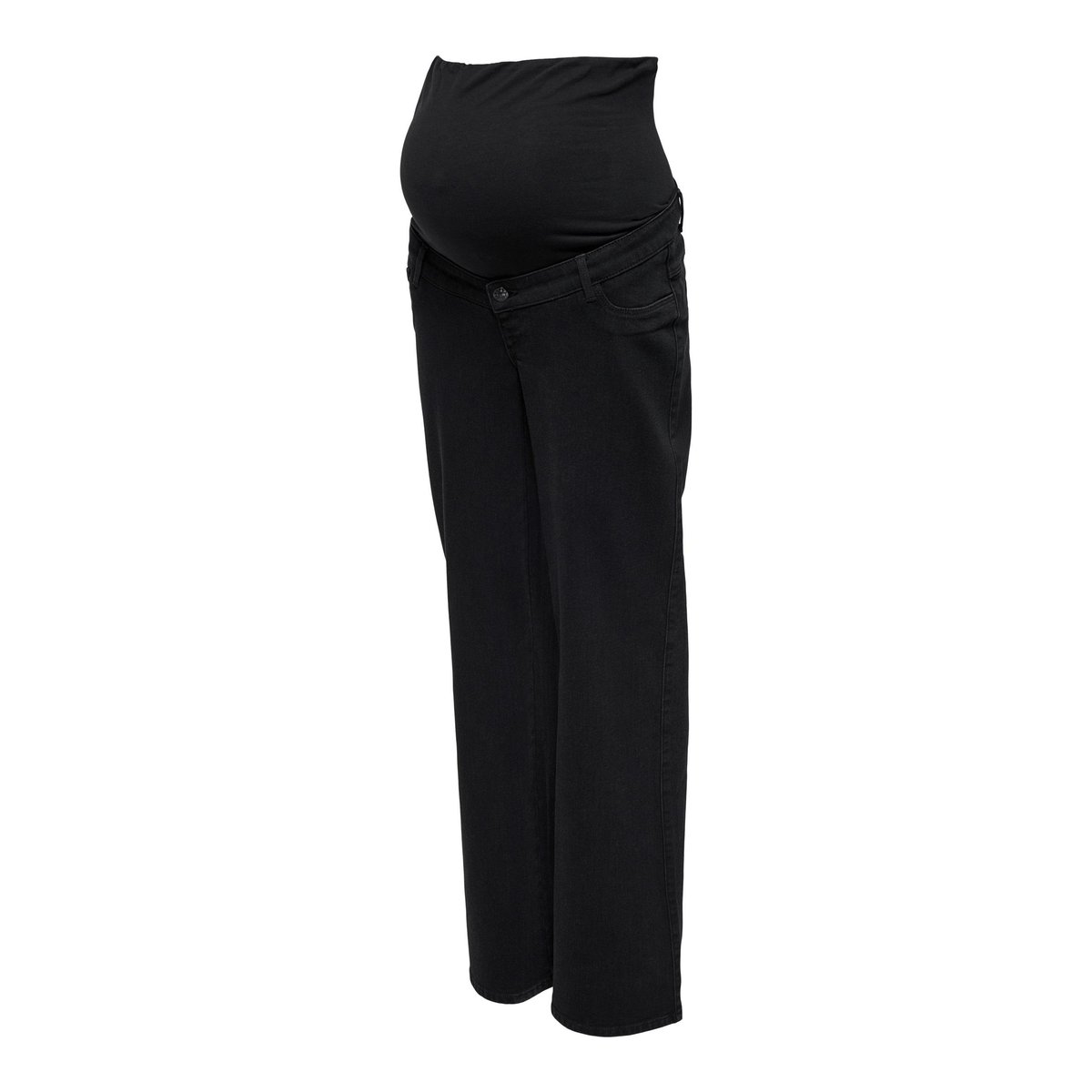 Jean À Jambe Large washed black, ONLY
