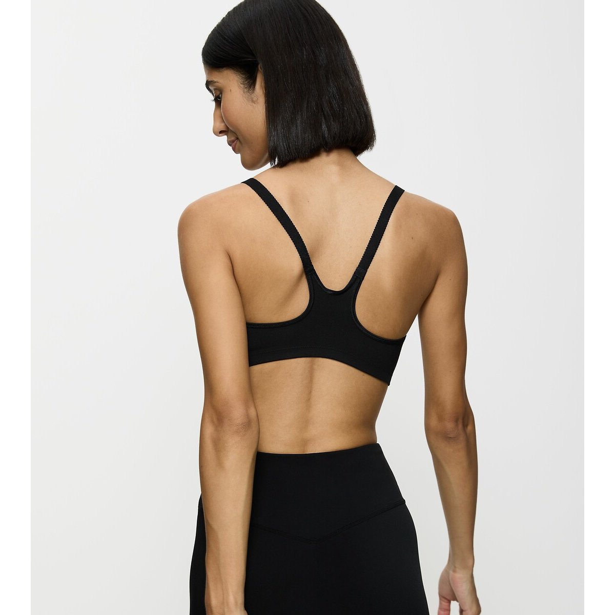 Soutien-gorge de sport sans armatures Fitness noir, TRIUMPH