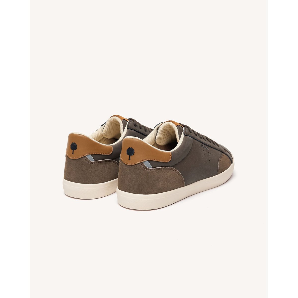 Tennis basses marron, FAGUO