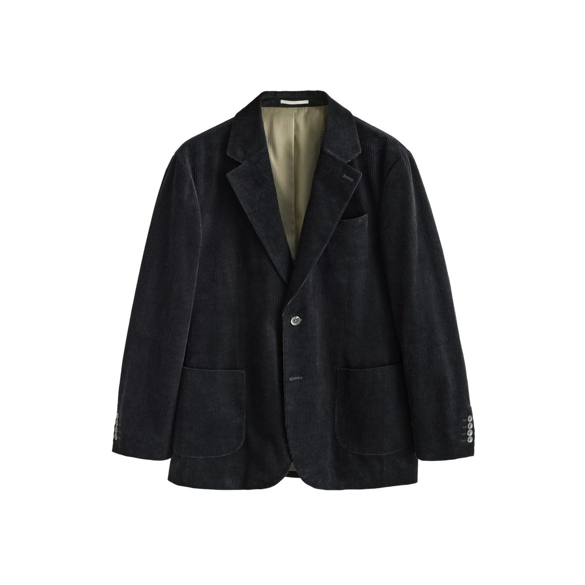 Blazer en velours côtelé noir, NEXT