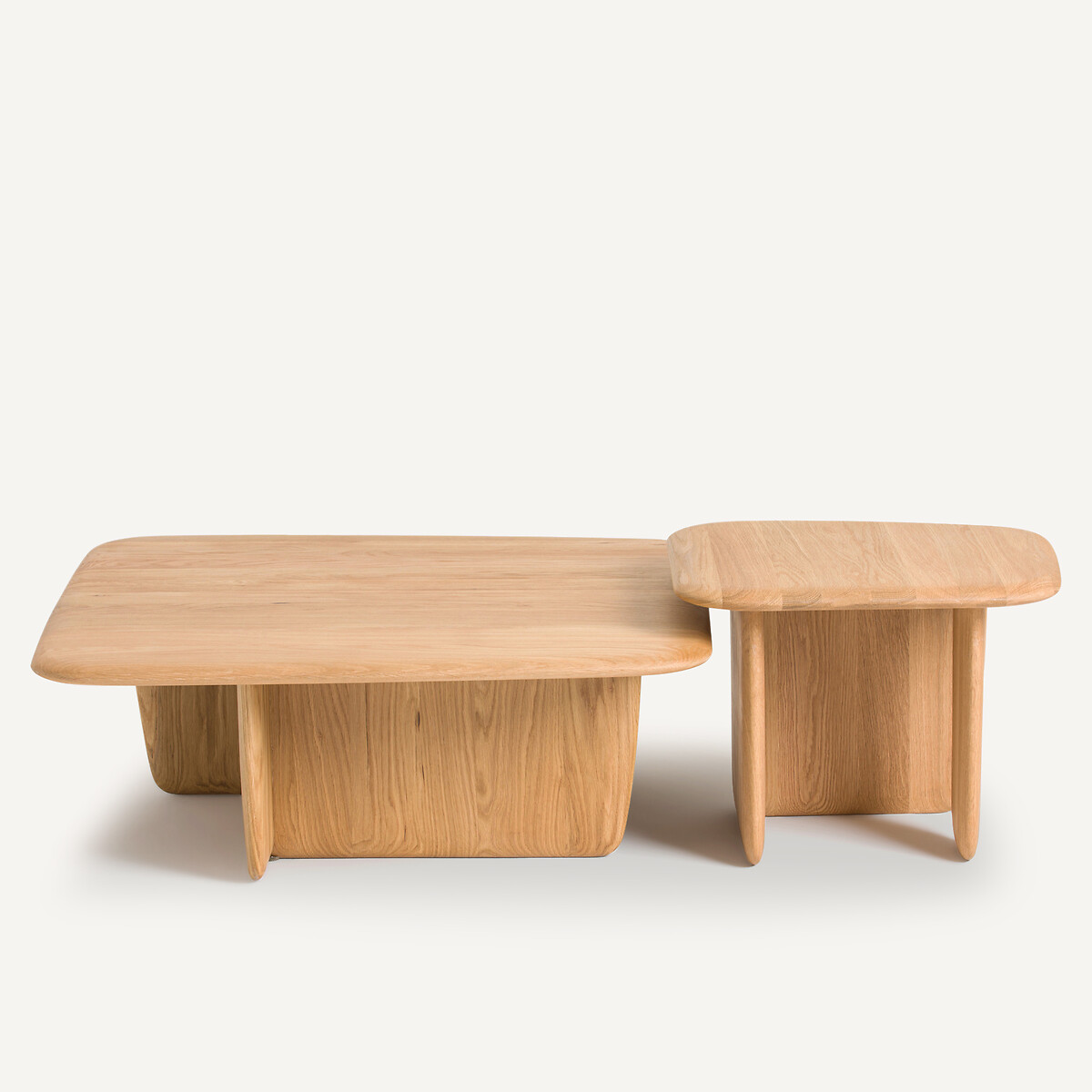 Mesa de centro, em carvalho maciço, modelo pequeno, Iloss carvalho natural, AM.PM
