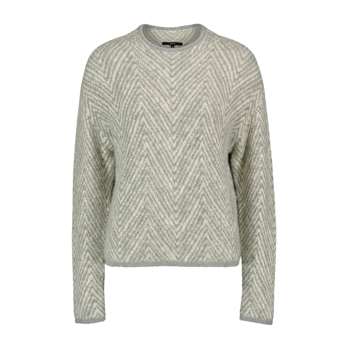 Pull-over en maille à motifs beige/grey, ZERO