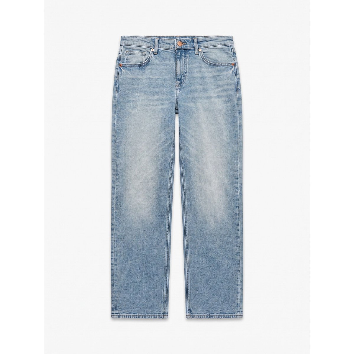 Jean À Coupe Large light blue denim 1, VERO MODA