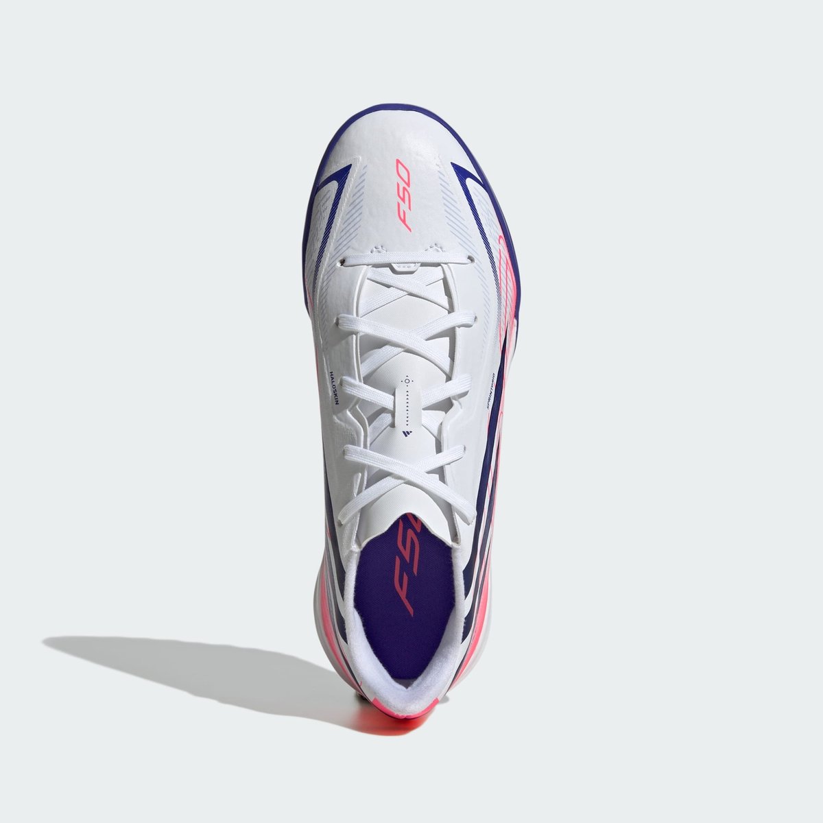 Chaussure De Football F50 Hyperfast League Turf Enfants Chaussure De Football F50 Hyperfast League Turf Enfants cloud white / solar purple / solar turbo, adidas Performance