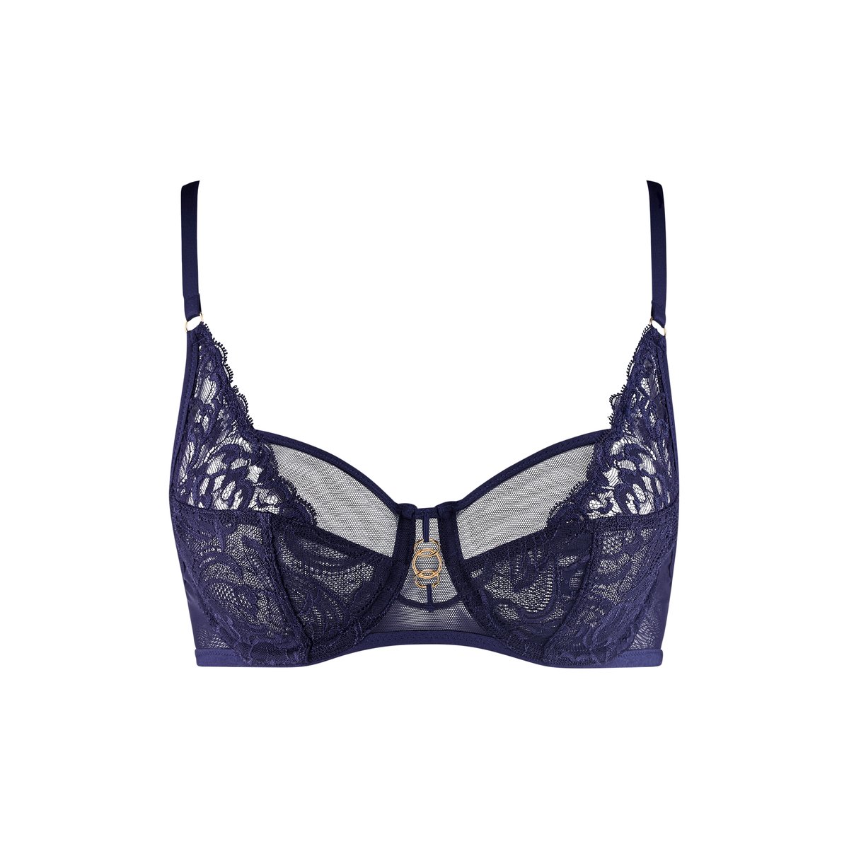 Soutien-gorge Emboitant Foulard Feeling Myself bleu, AUBADE