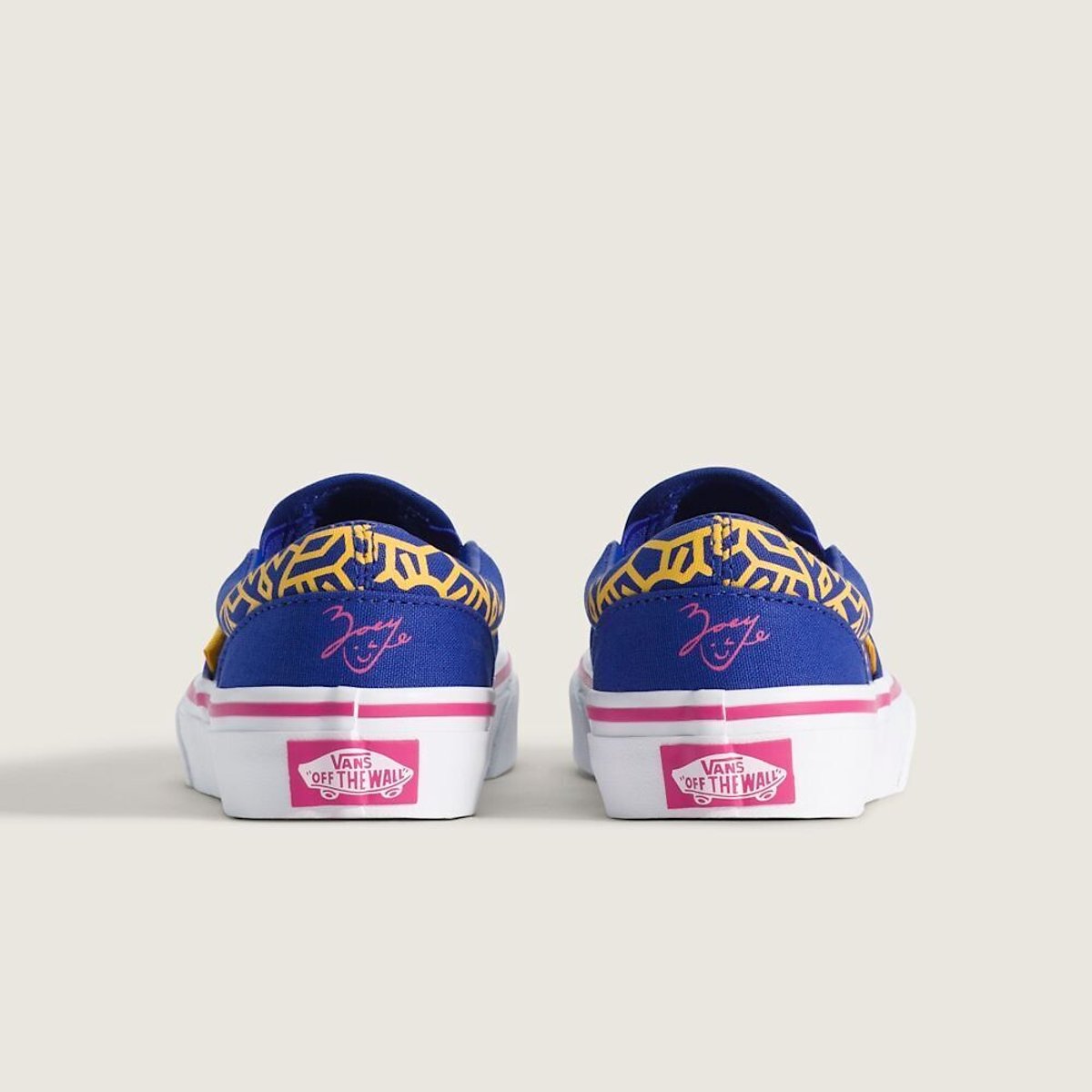 Slip on Classic x Kpop Demon Hunters bleu/vert, VANS
