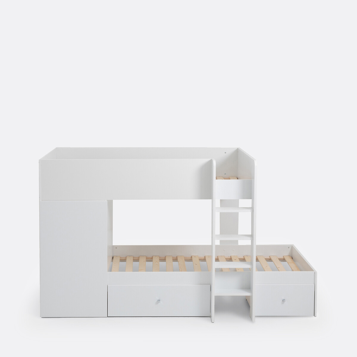 Lits superposés avec rangements intégrés, Celius blanc, LA REDOUTE INTERIEURS