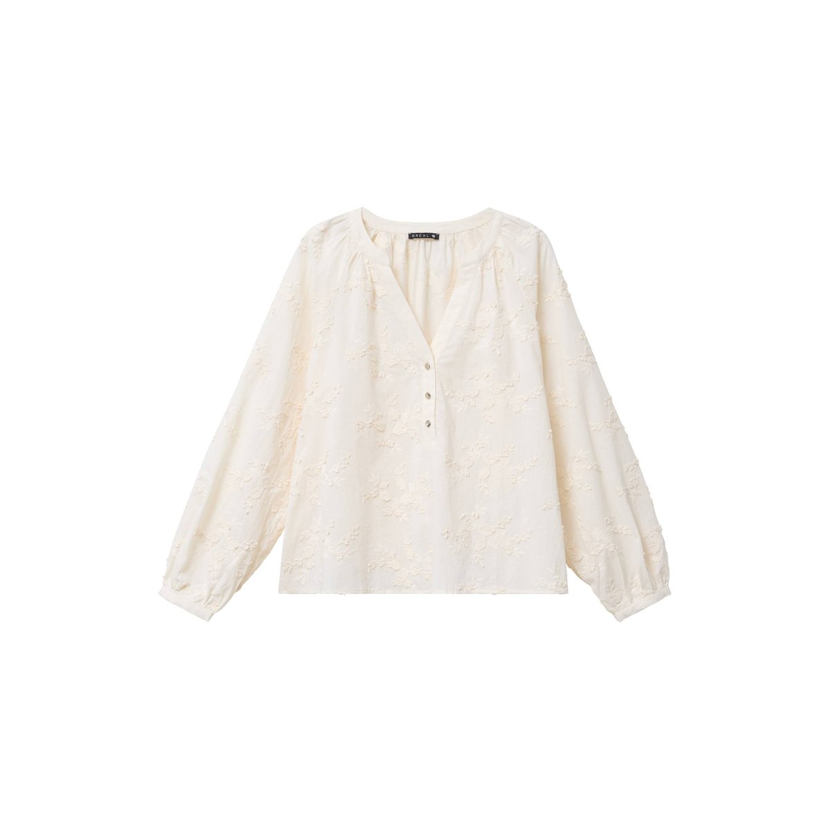 Blouse ample manches longues fluide ecru, BREAL