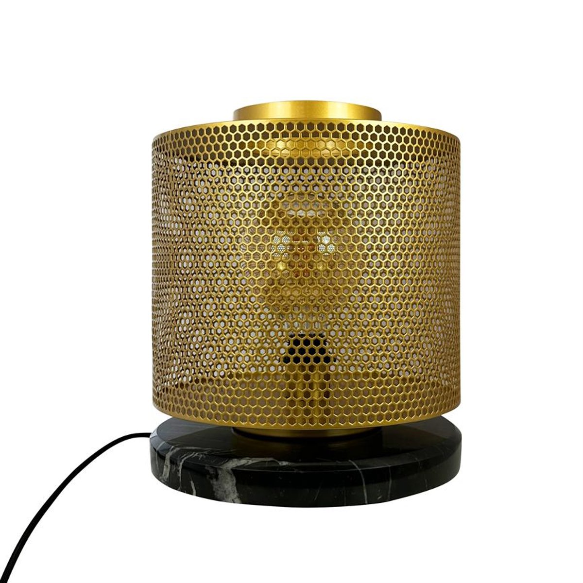 Lampadaire en Métal brass/marble Nantes brass, DYBERG LARSEN