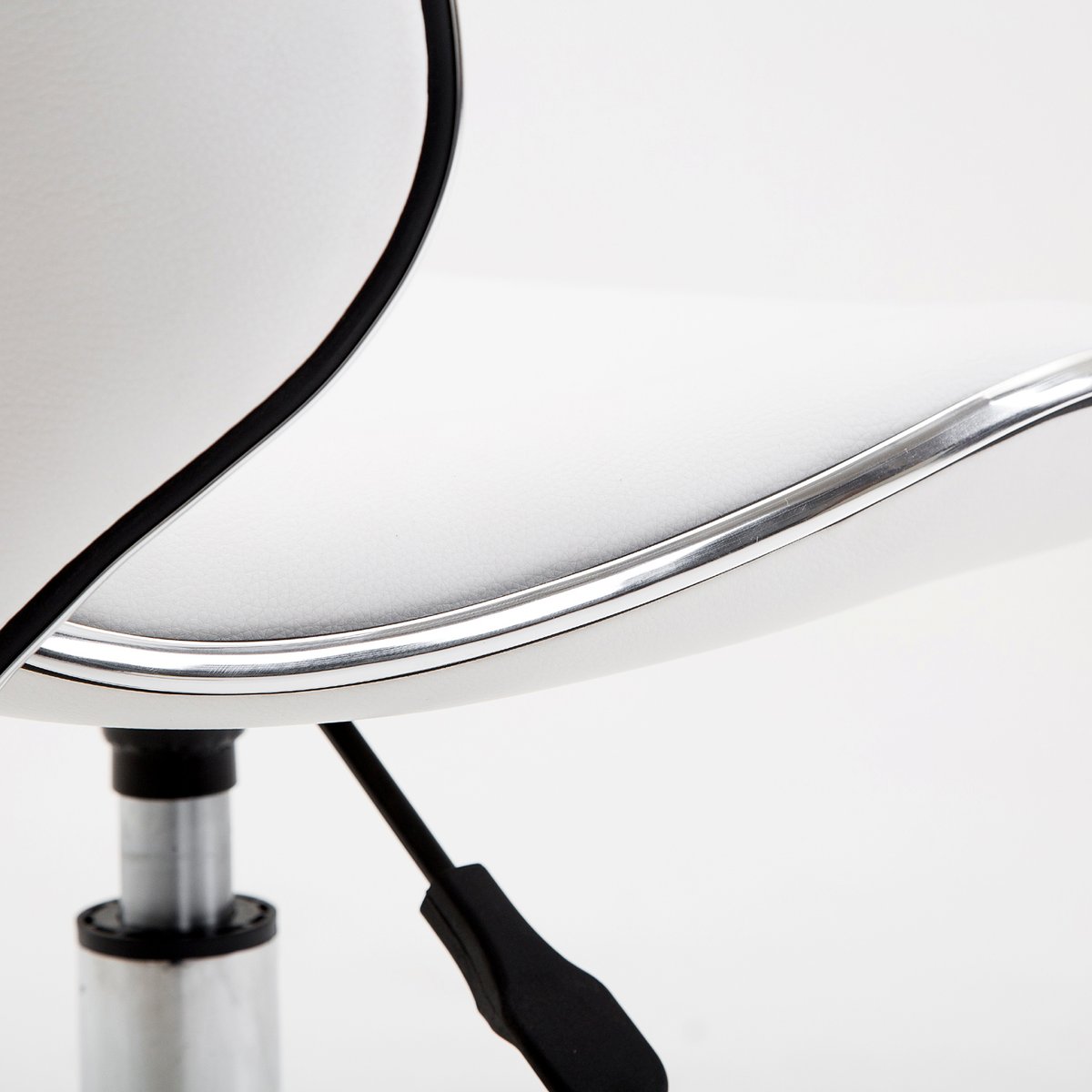 Tabouret de salon Polyuréthane Blanc blanc, HOMCOM