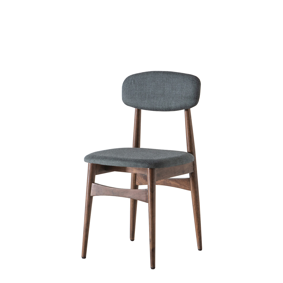Dhuburi Mid Century Walnut Dining Chair (Set of 2) dark wood, ÉDITÉ