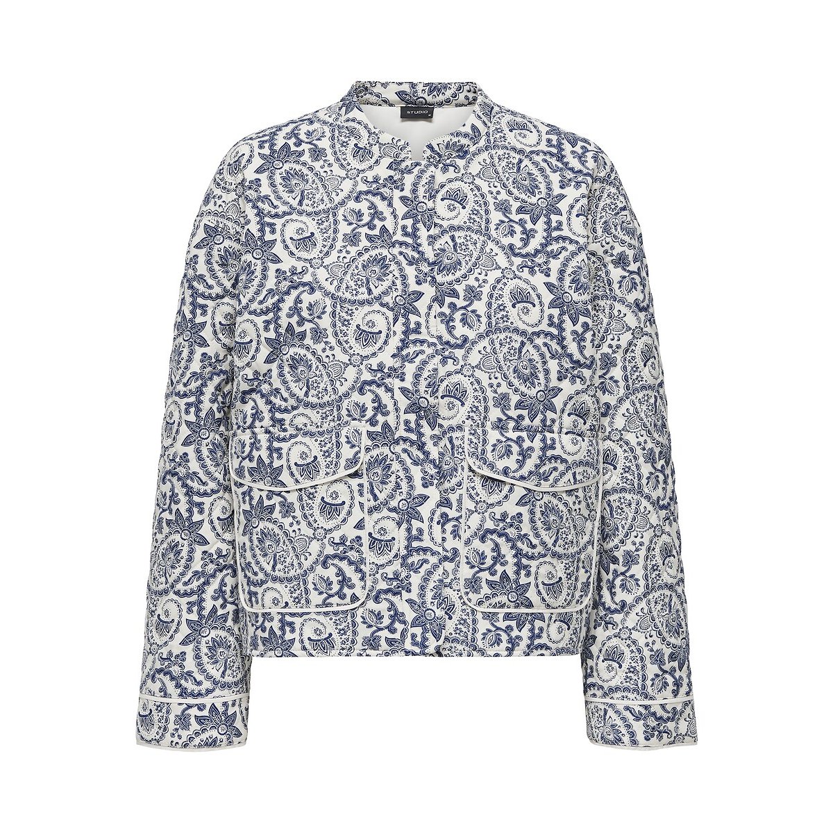 Printed Jacket blue/white, ONLY