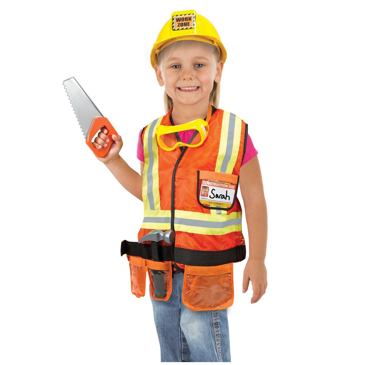 Déguisement de chef de chantier orange, MELISSA & DOUG