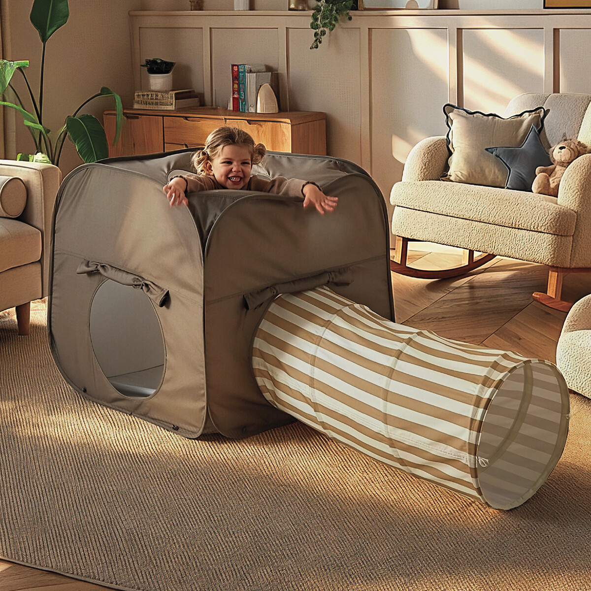 Pop Up 2-Piece Play Set taupe/beige, CUDDLECO