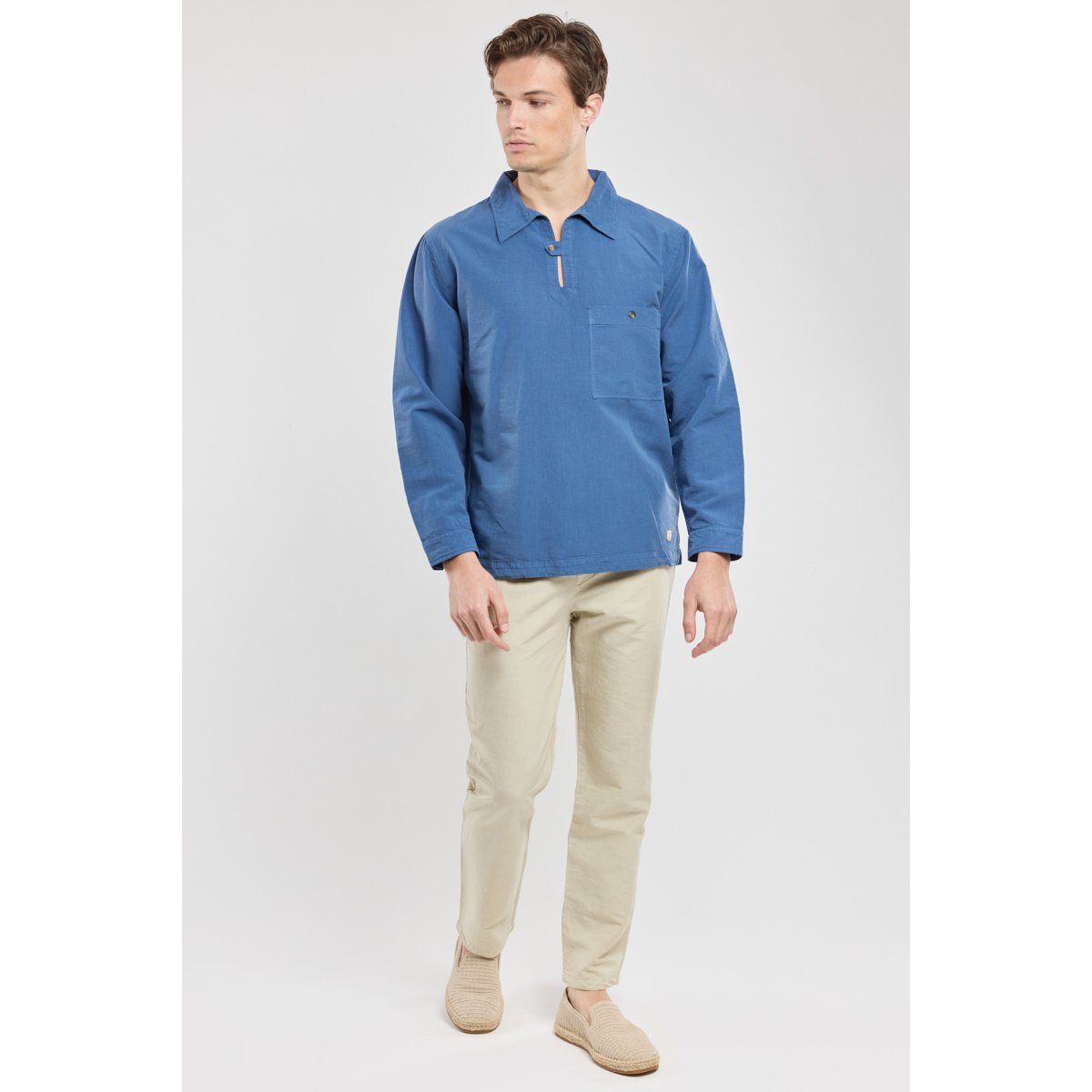 Vareuse Héritage en coton et lin HERITAGE obscur, ARMOR-LUX