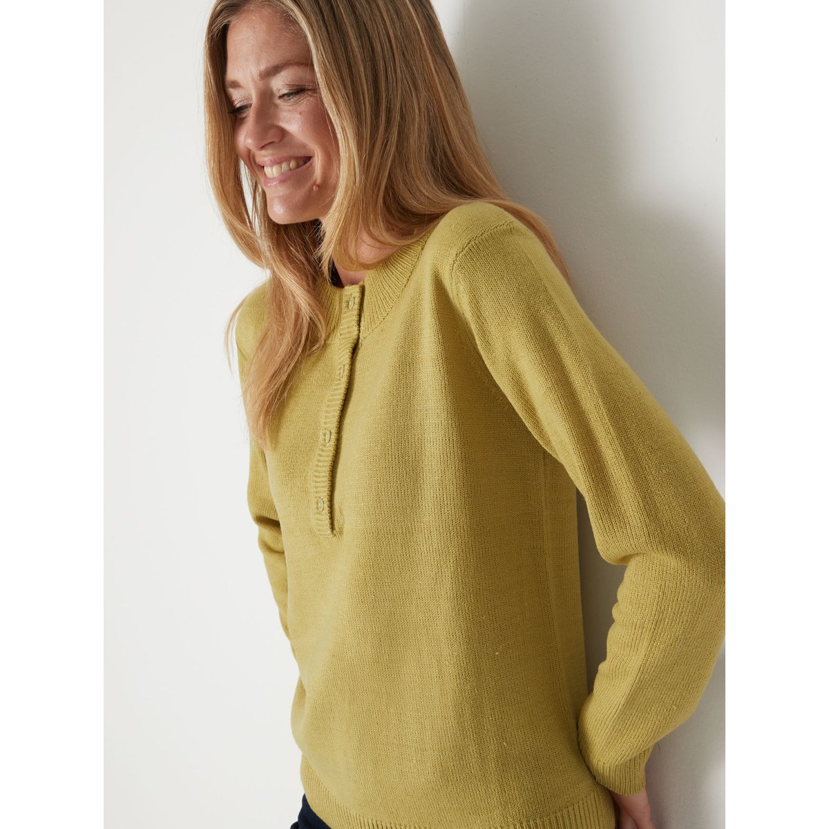 Pull col tunisien vert anis, DAXON