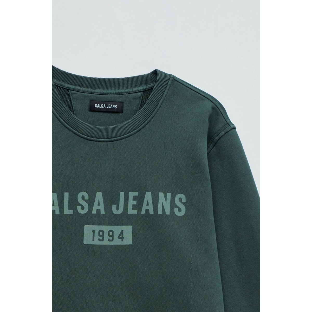SWEATSHIRT AVEC BRANDING vert, SALSA JEANS