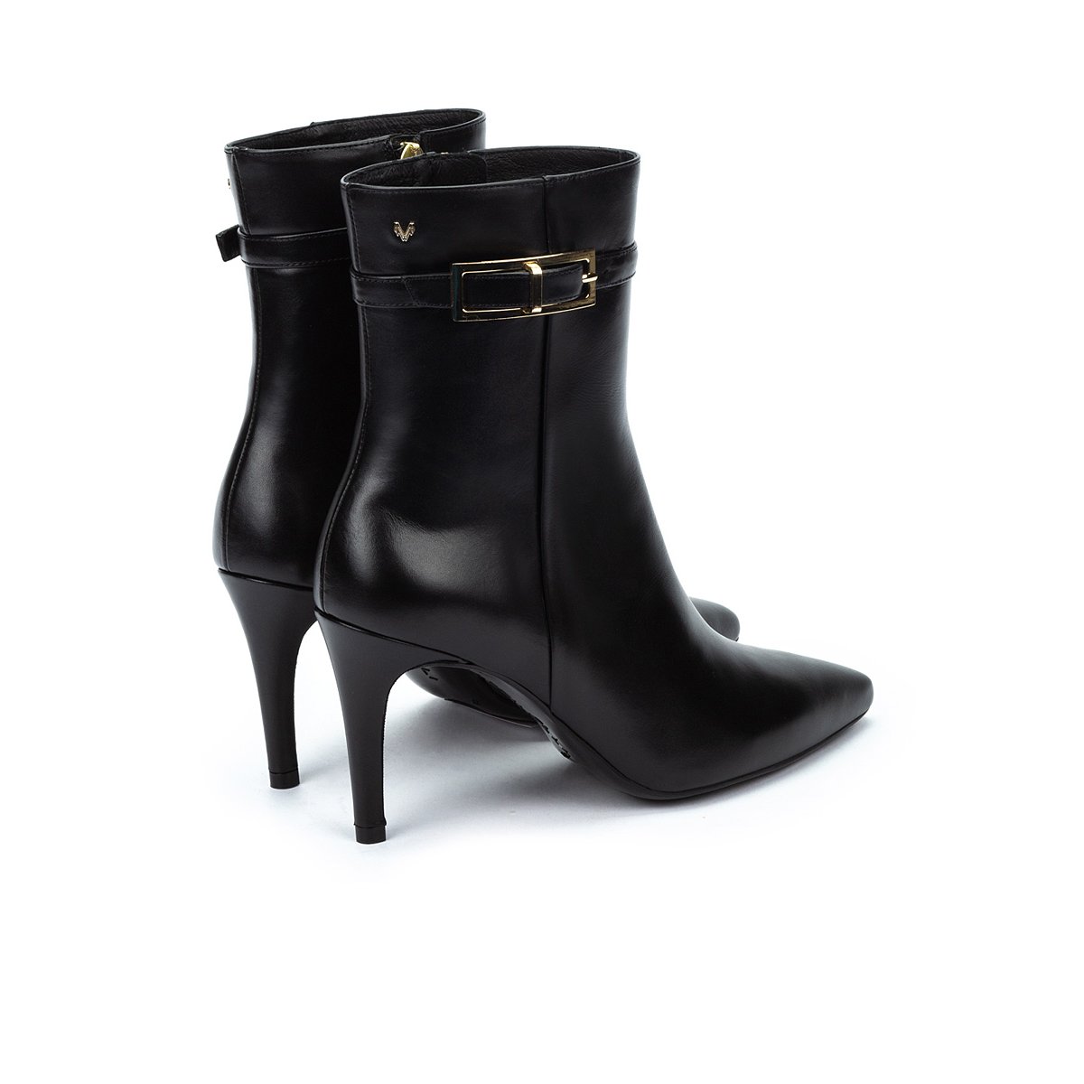 Bottines à talon cuir Thelma black, MARTINELLI