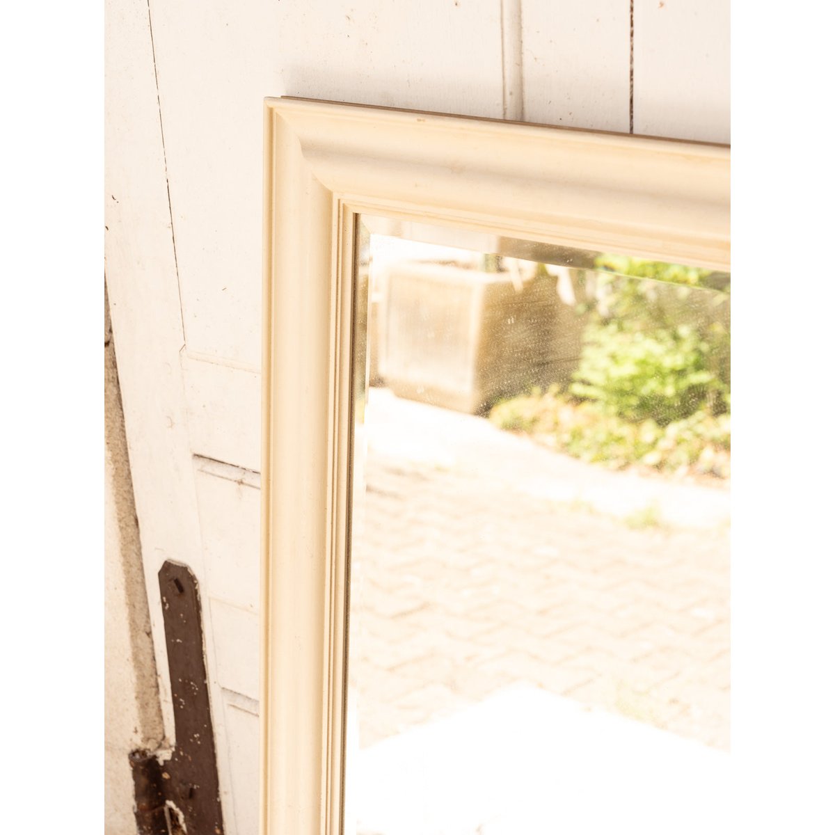 Miroir en bois beige Georges N°1350 - Bon état miroir, DEBONGOUT