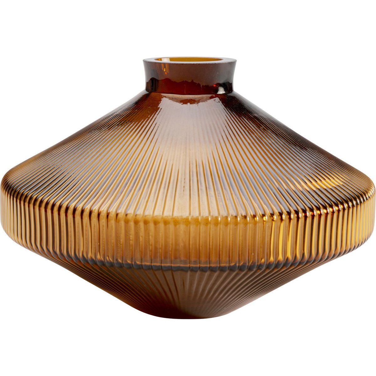 Vase en verre, DAPHNE marron, KARE DESIGN