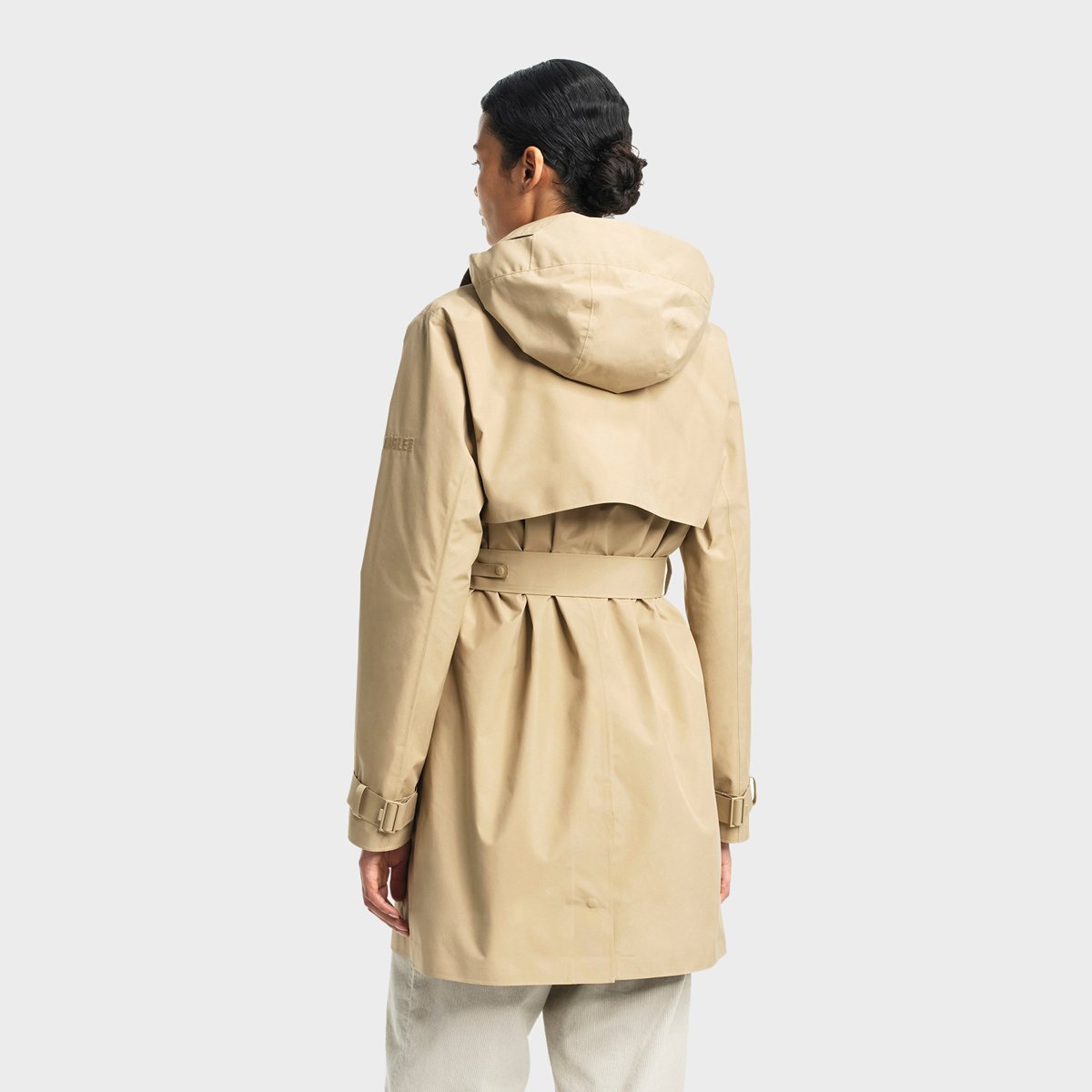 Trench à capuche GORE-TEX beige, AIGLE