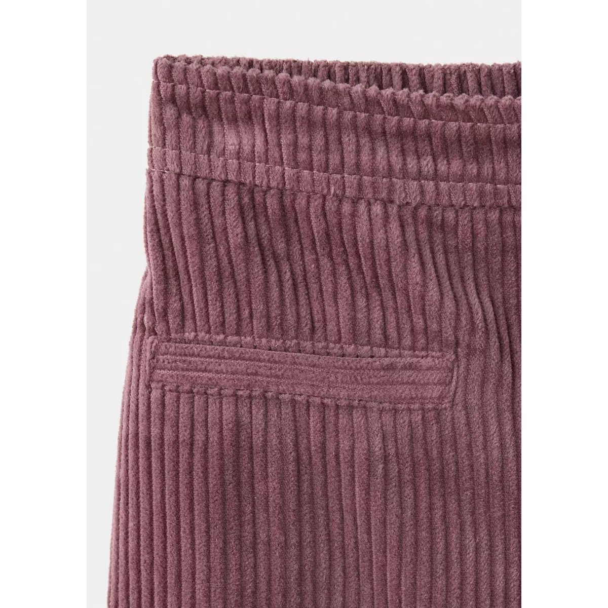 Pantalon coton velours côtelé violet clair/pastel, MANGO KIDS