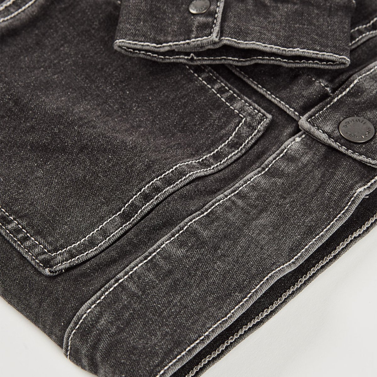 Veste en jean e pour garçon gris, BOBOLI
