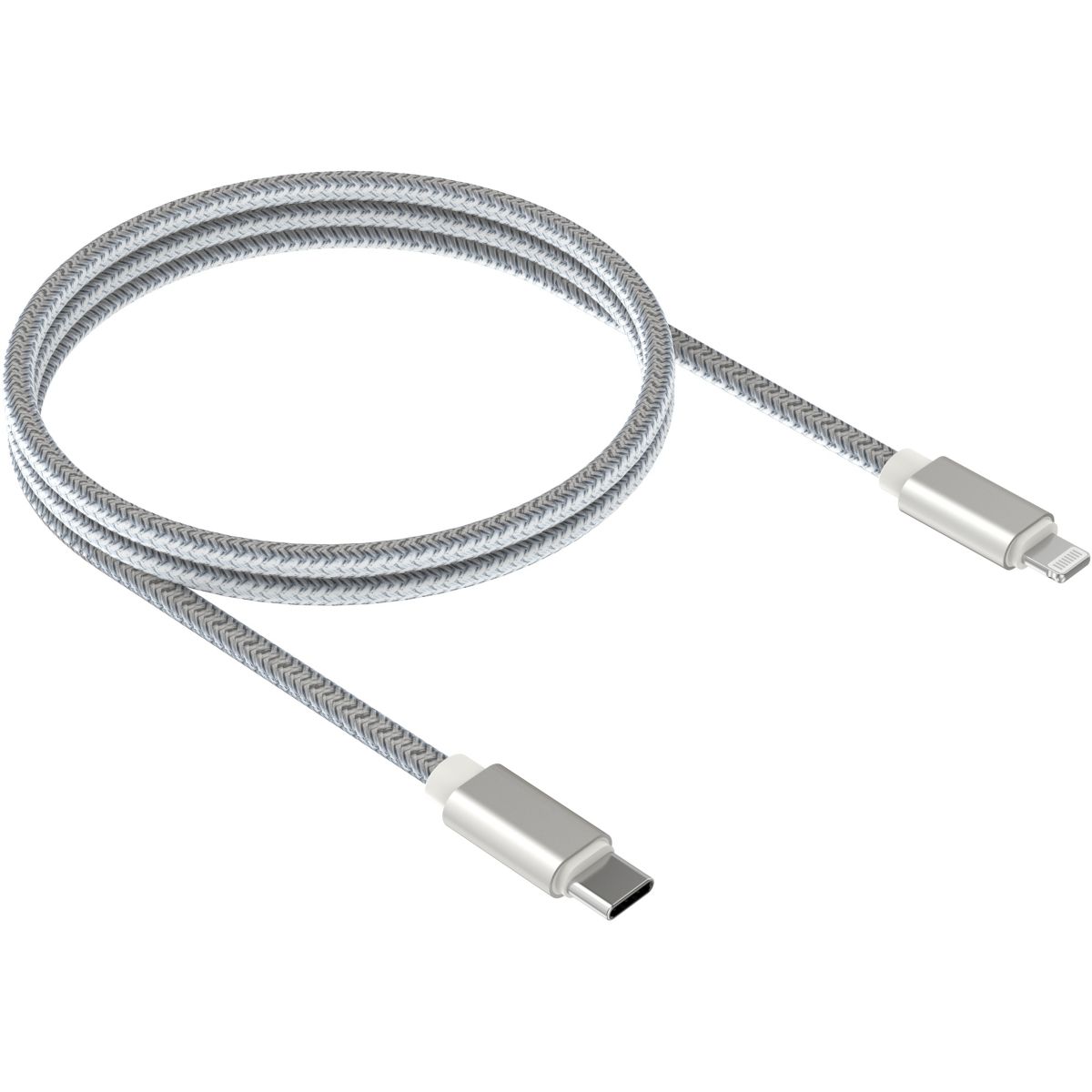 Pack Powerbank+Chargeur 30W+USB-C-Lightning couleur unique, ADEQWAT