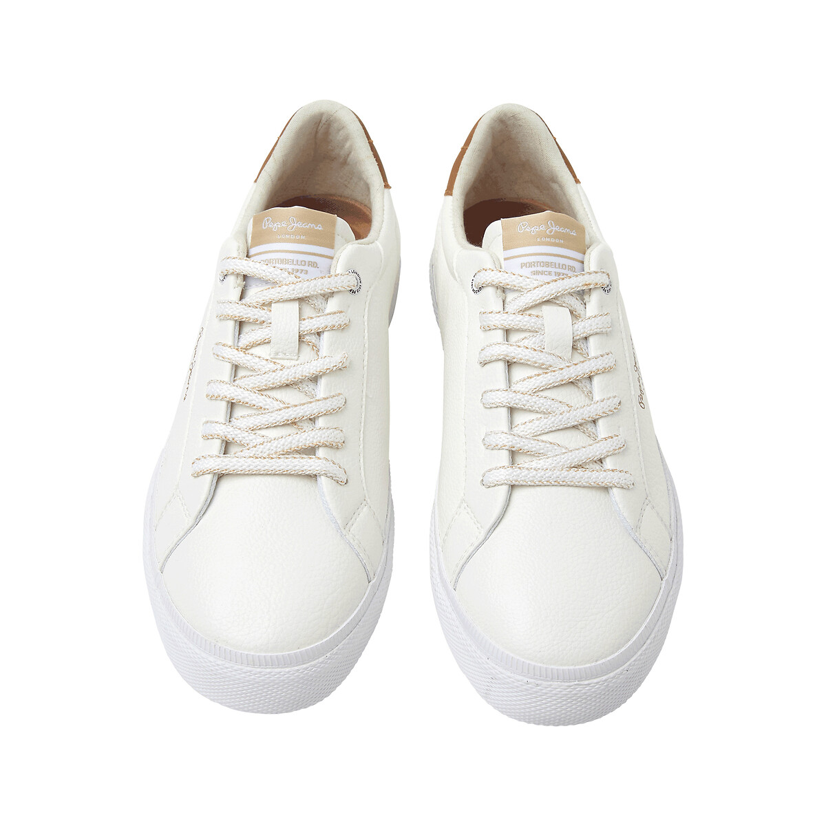 Sapatilhas KENTON MAX de cano baixo branco, PEPE JEANS