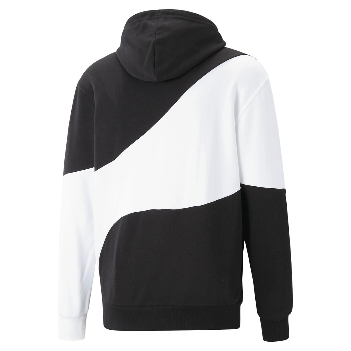 Sweat à capuche Power noir/blanc, PUMA