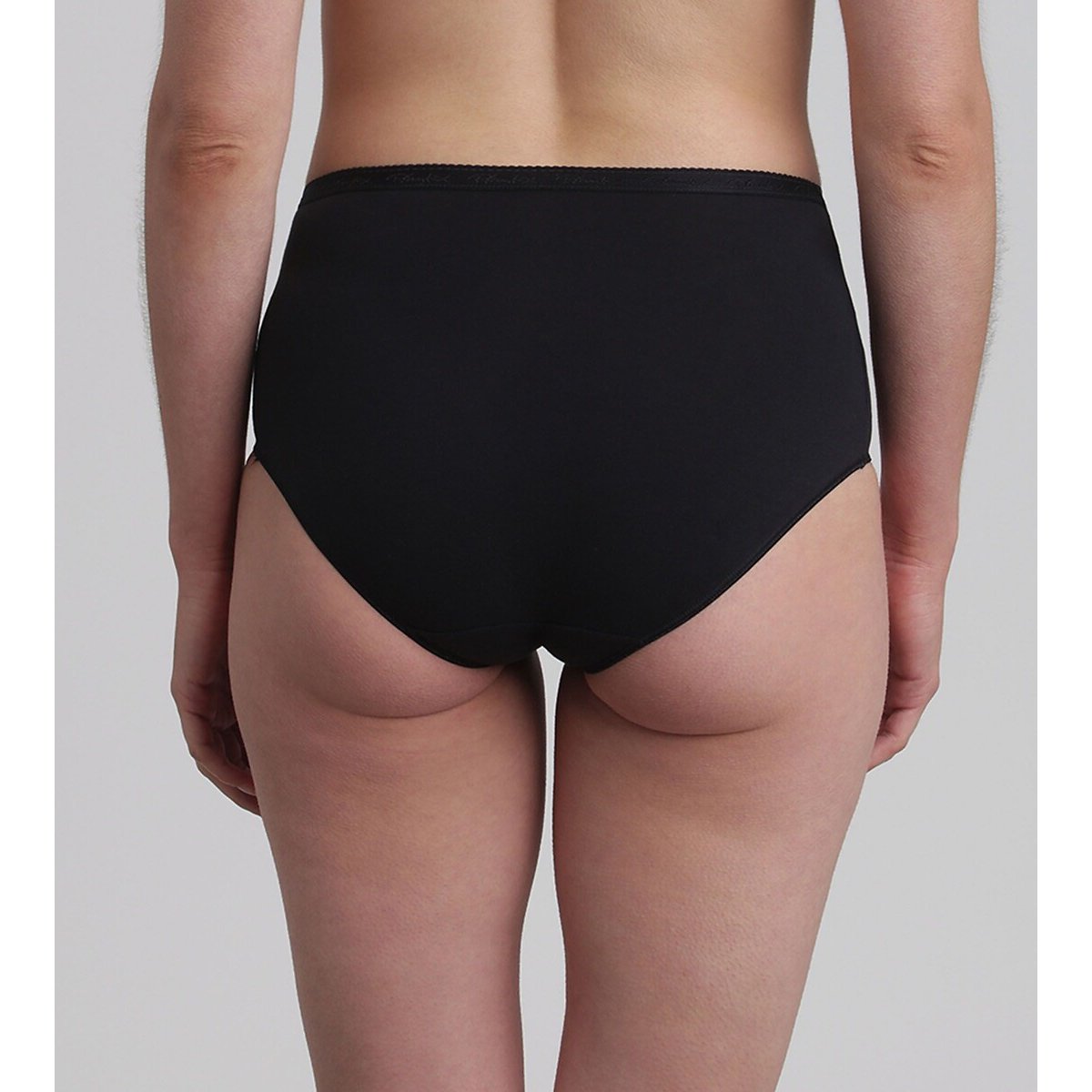 Confezione da 2 culotte maxi in cotone bio nero , PLAYTEX