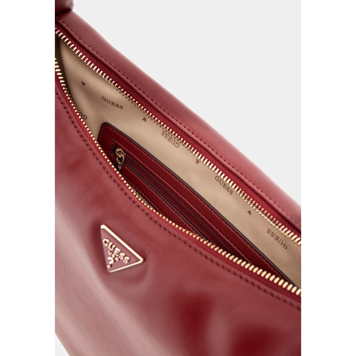Sac Hobo Sunetra rouge, GUESS
