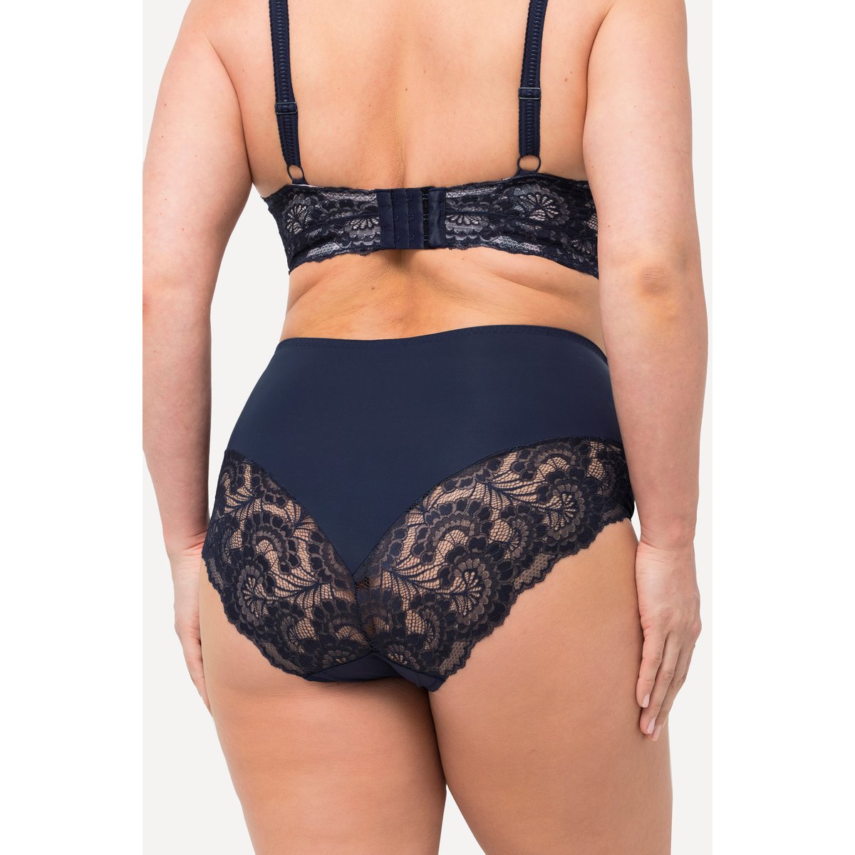 Culotte maxi avec dentelle florale vieux rose, ULLA POPKEN