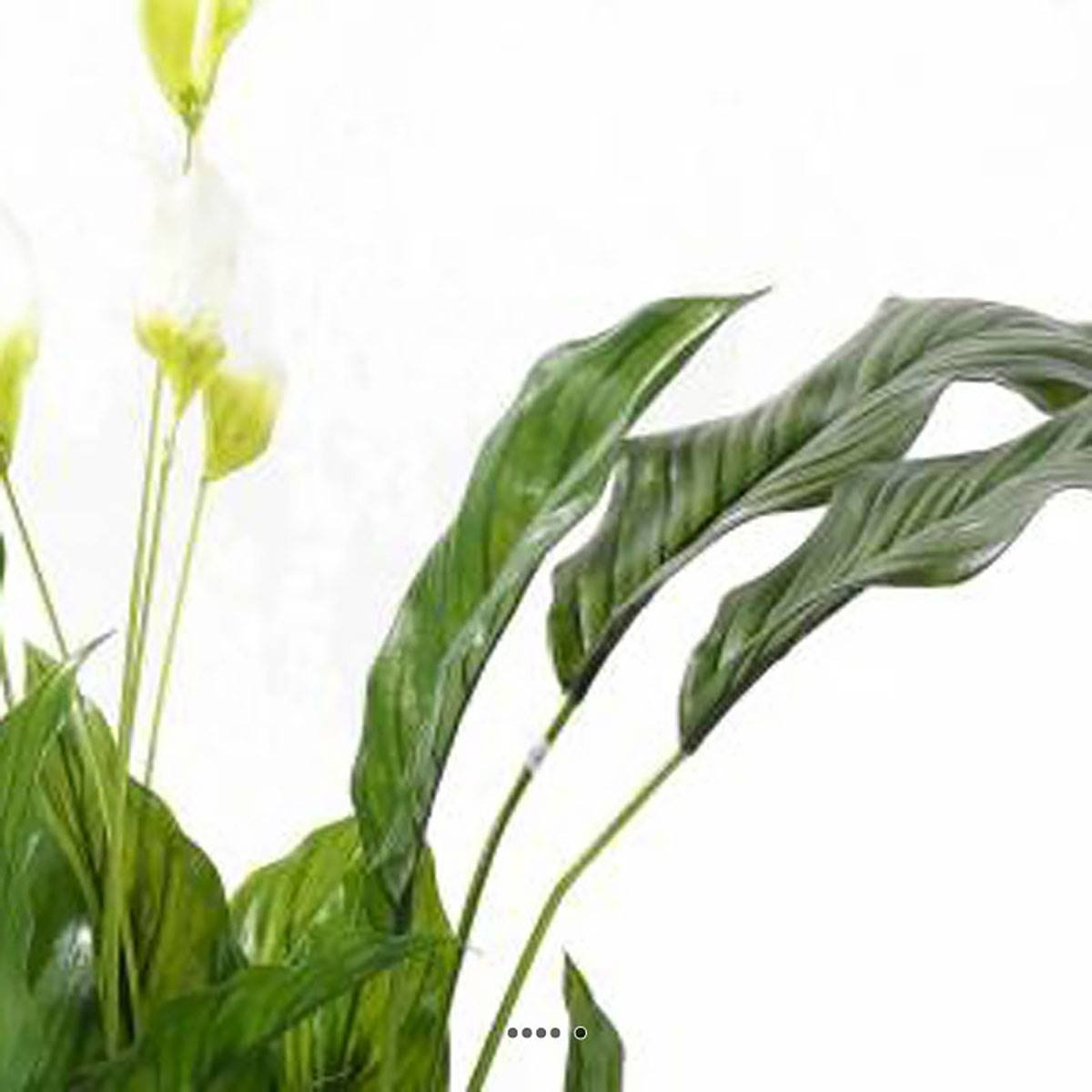 Spatiphyllum artificiel en pot anti-Uv ext vert, ARTIFICIELLES