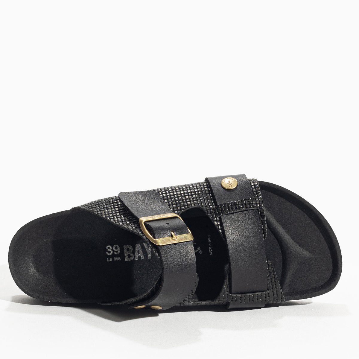 Sandales Vegan NARNIA noir, BAYTON