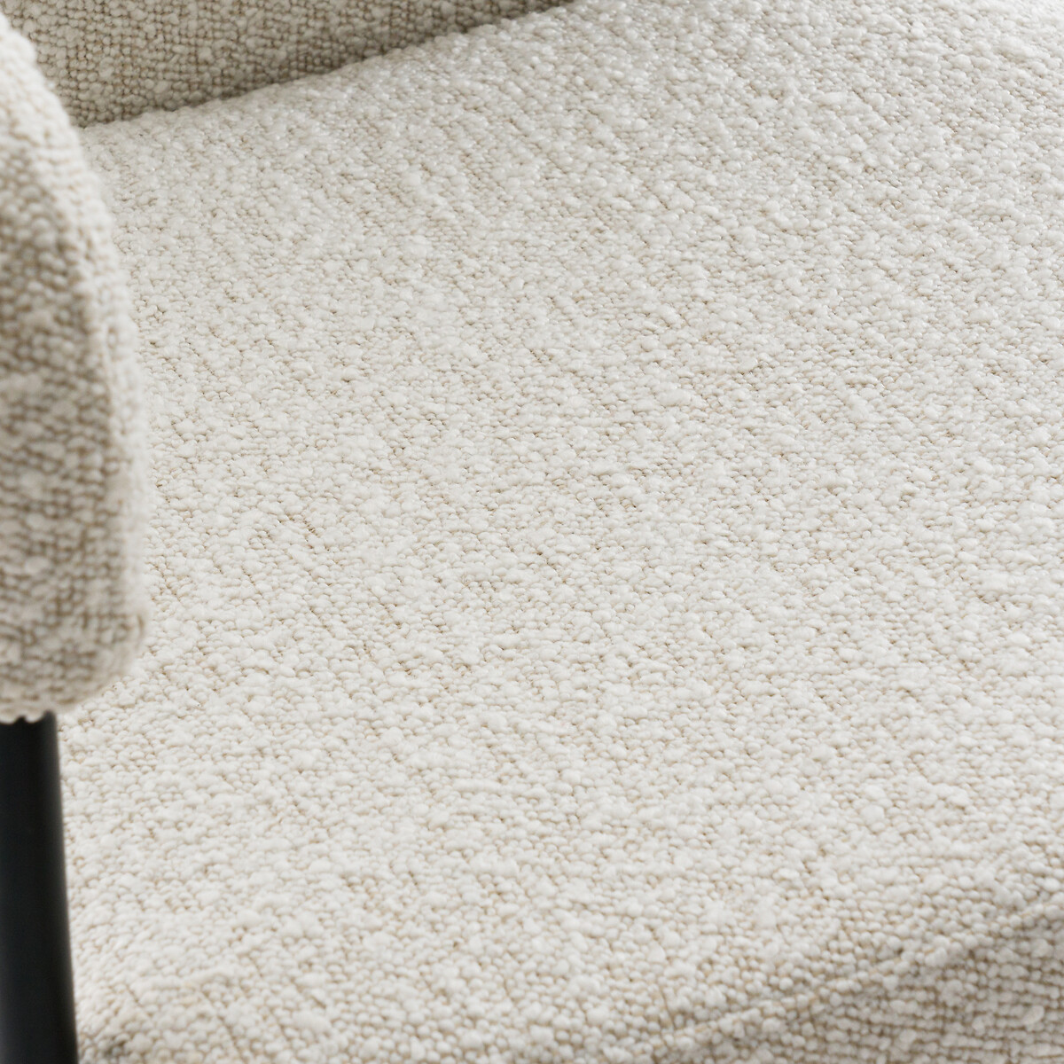 Poltrona da tavolo in bouclè, Palazzo beige écru, LA REDOUTE INTERIEURS
