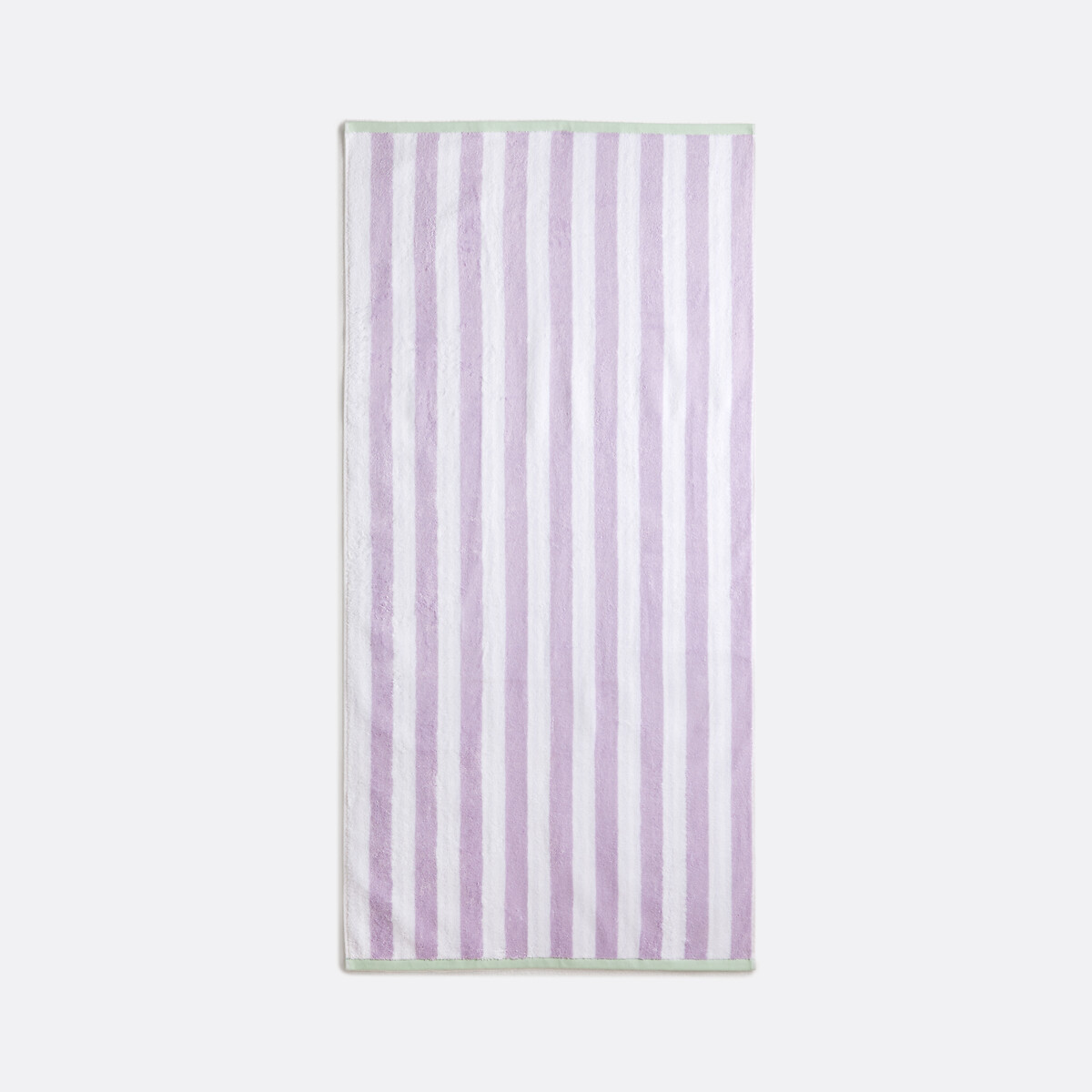 Badetuch Dani, Frottee (500 g/m²) flieder/weiss, LA REDOUTE INTERIEURS
