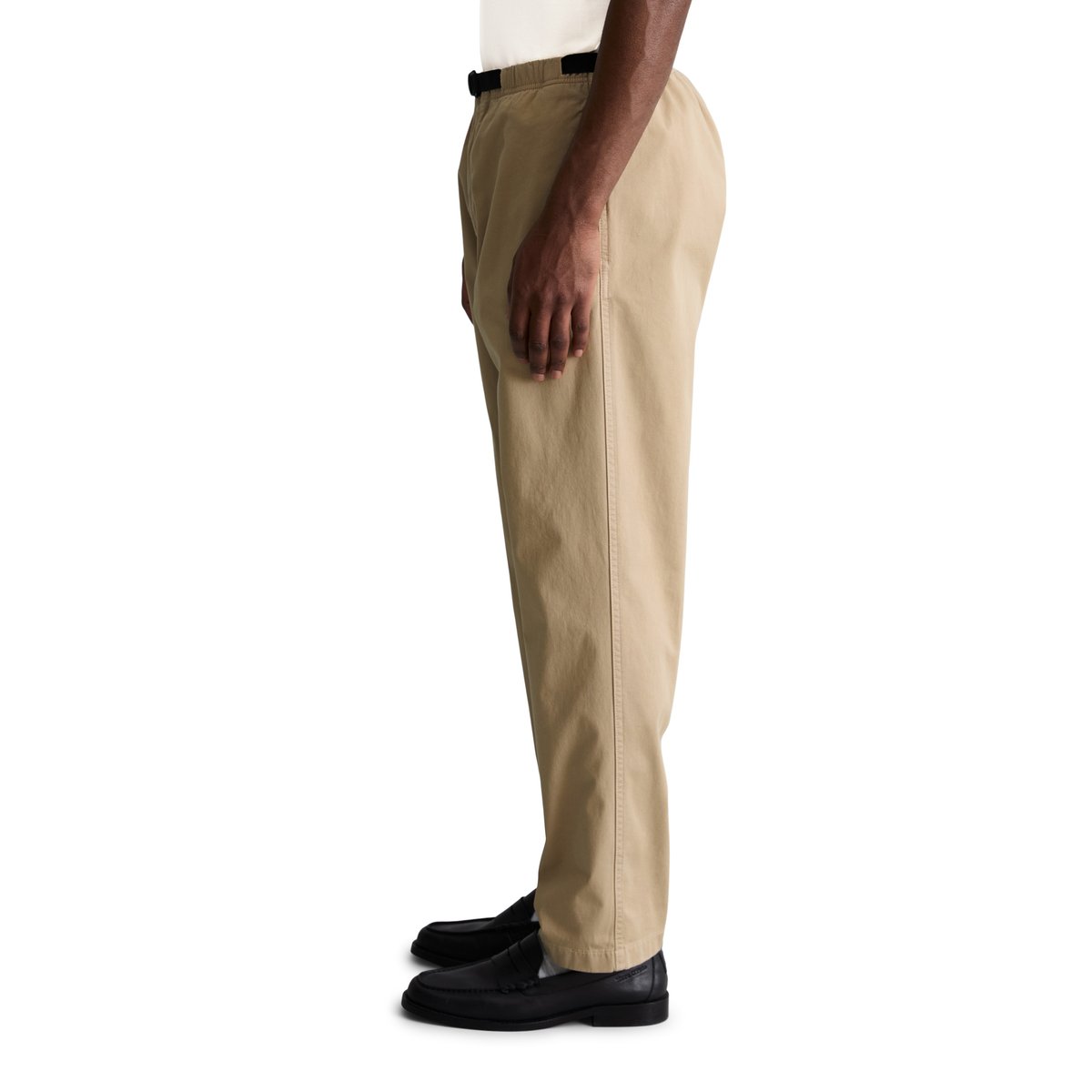 Chino modèle Sune relaxed avec ceinture intégrée beige, MARC O’POLO DENIM