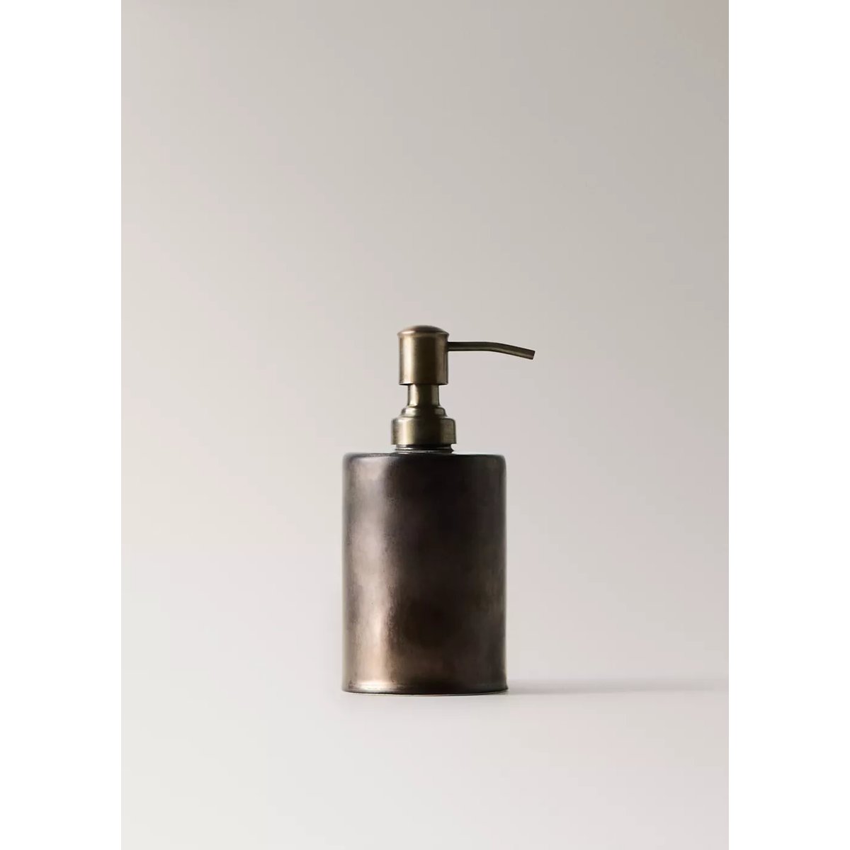 Distributeur de savon en céramique marron, MANGO HOME