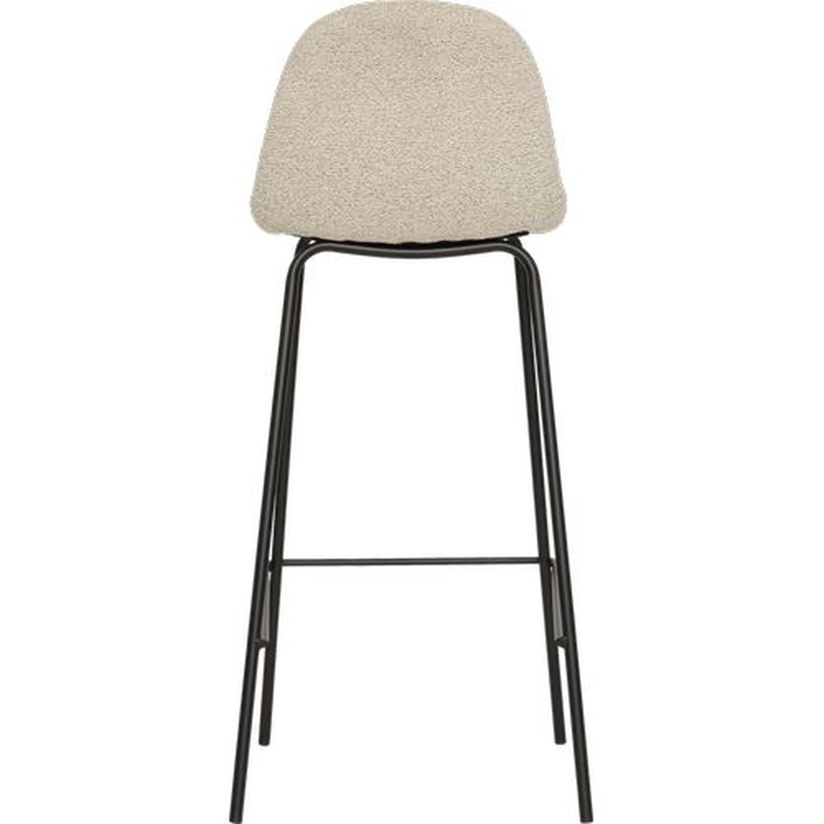 Lot de 2 tabourets de bar VLADI gris, TOILINUX