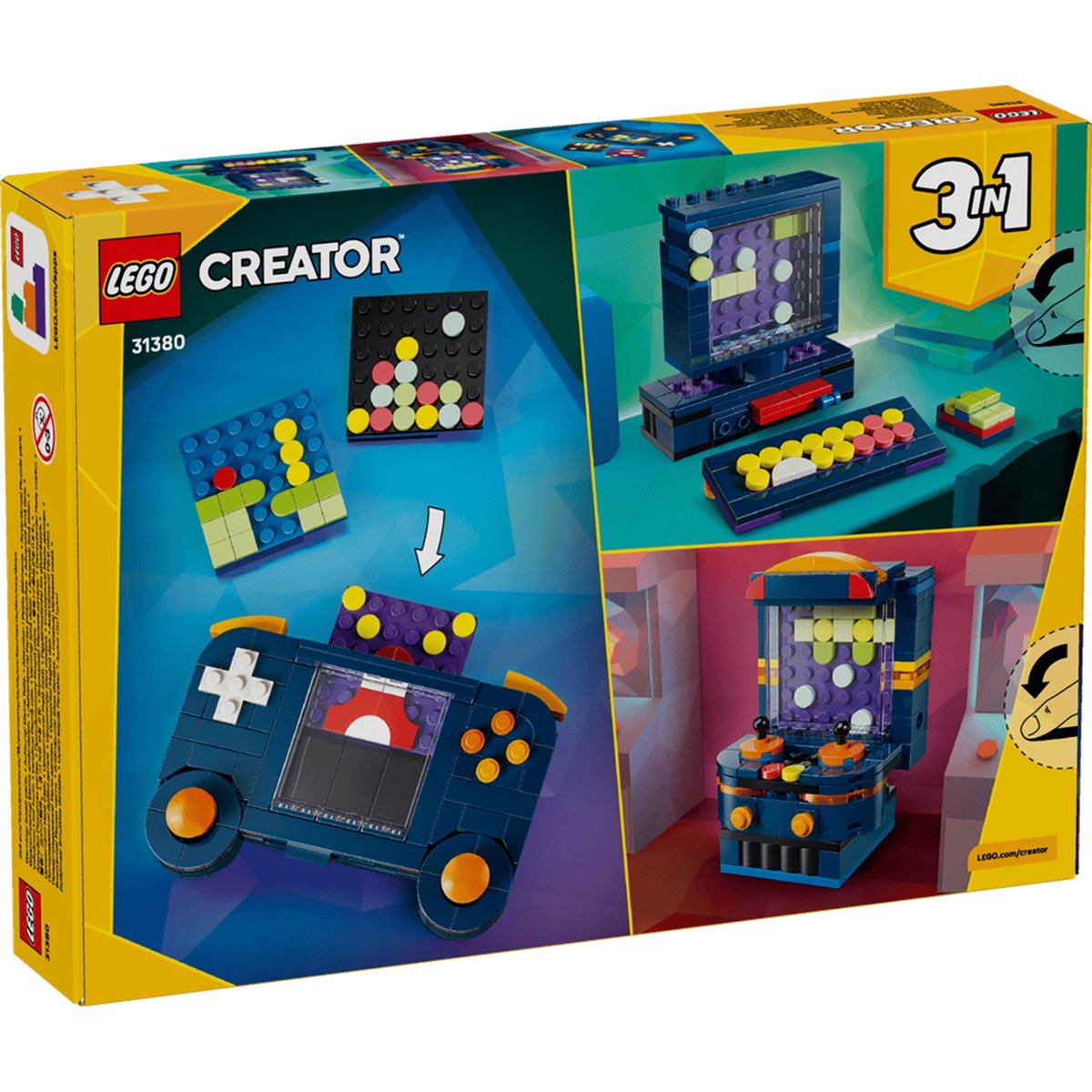 Creator 3 en 1 La console de jeu rétro multicolore, LEGO