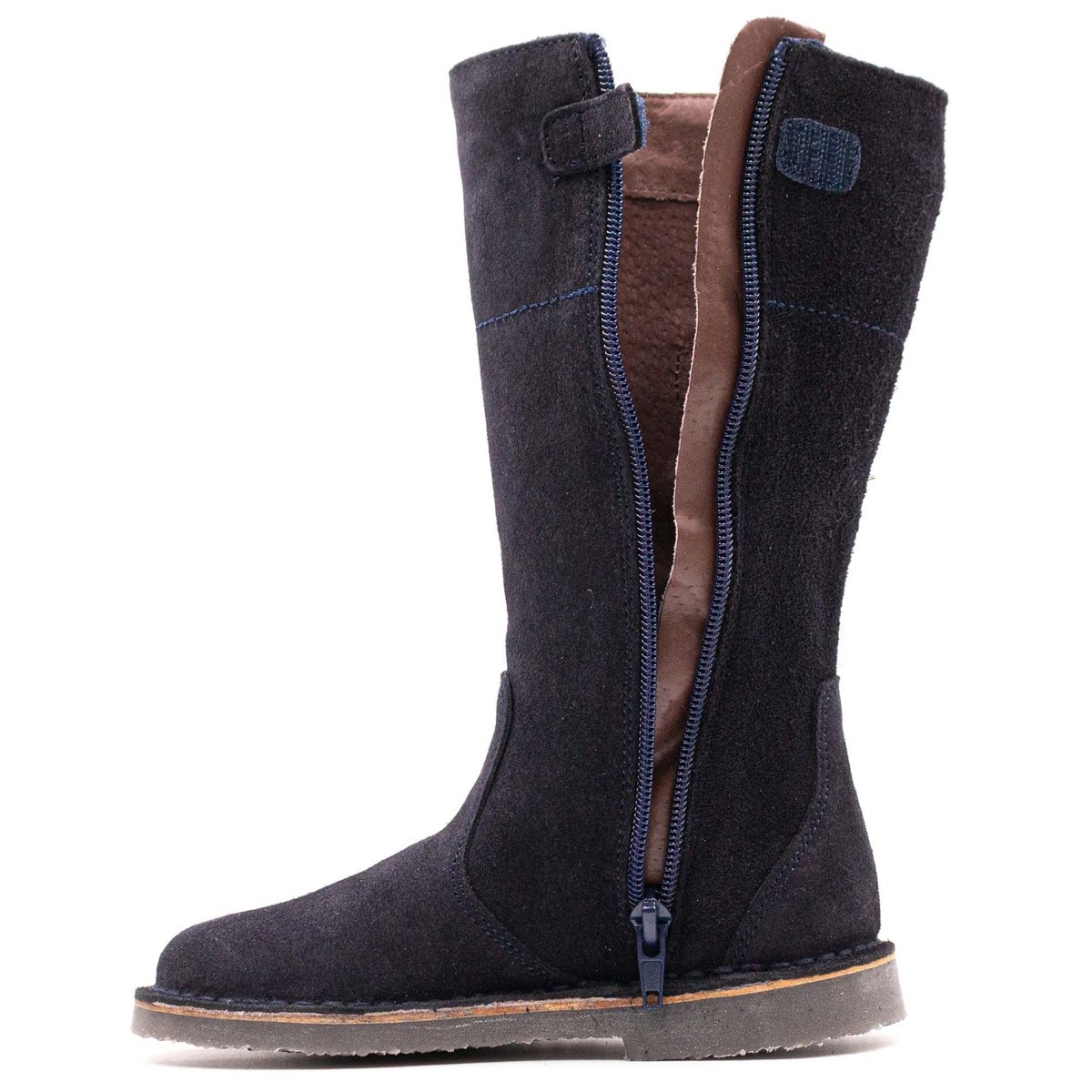 Boni Svea - bottes daim daim bleu marine, BONI&SIDONIE