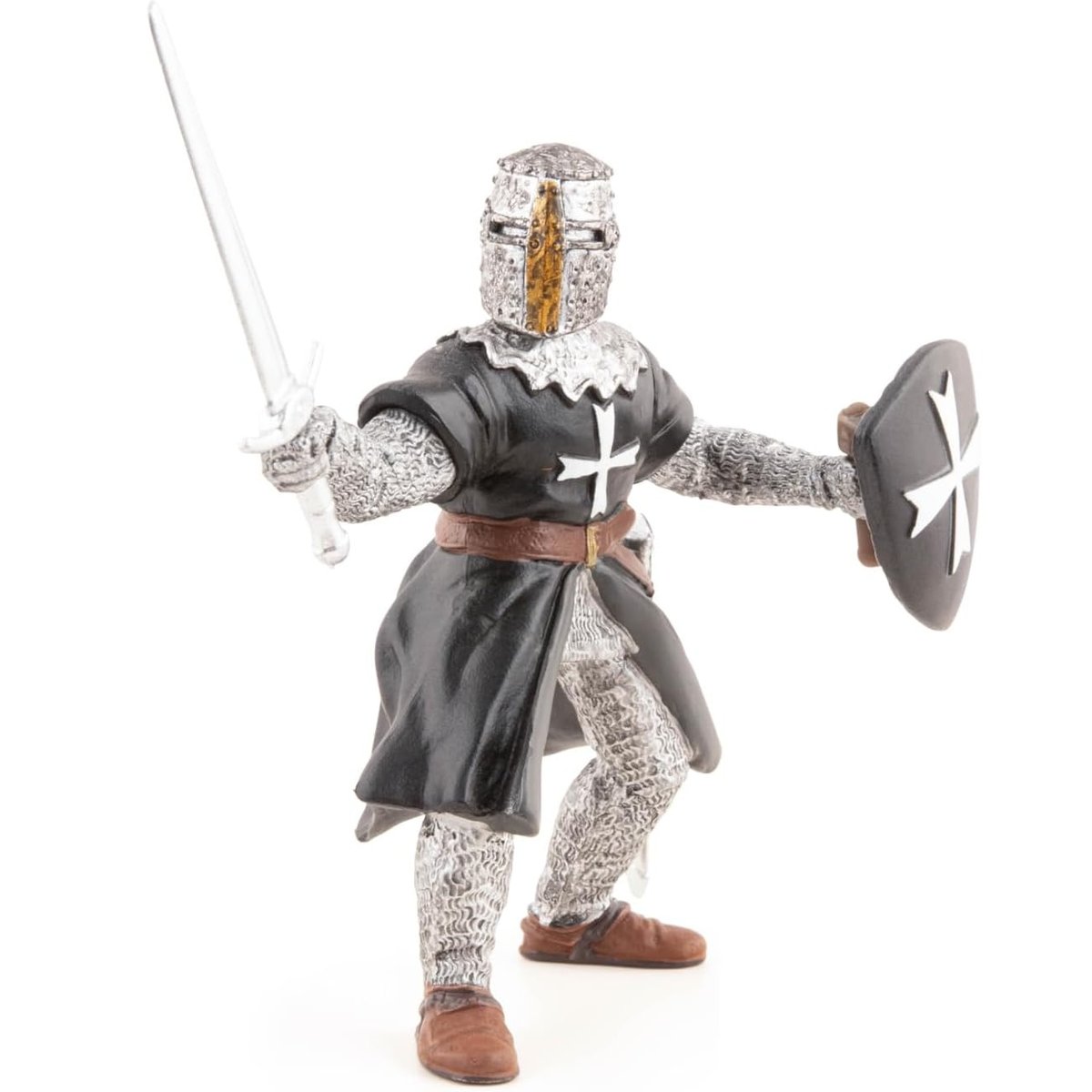 Figurine Chevalier hospitalier à l'épée noir, PAPO